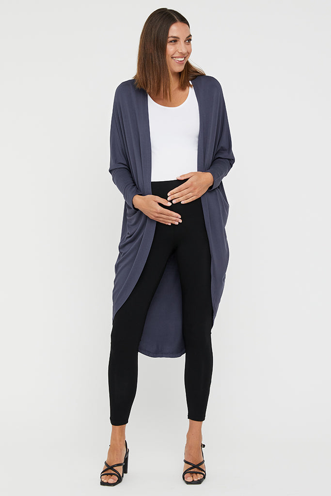 Cocoon Maternity Cardigan - Storm