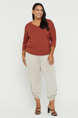 Dolman Sleeve Top - Rust