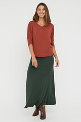 Dolman Sleeve Top - Rust