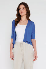 Bamboo Drape Cardi - Periwinkle