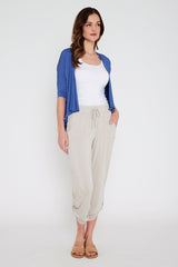 Bamboo Drape Cardi - Periwinkle