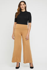 Luxe Wide Leg Pant - Biscuit