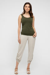 Vest Top - Dark Olive