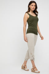 Vest Top - Dark Olive