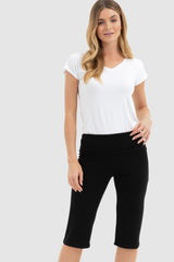 Softline Crop Pants - Black