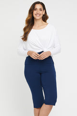 Softline Crop Pants - Navy