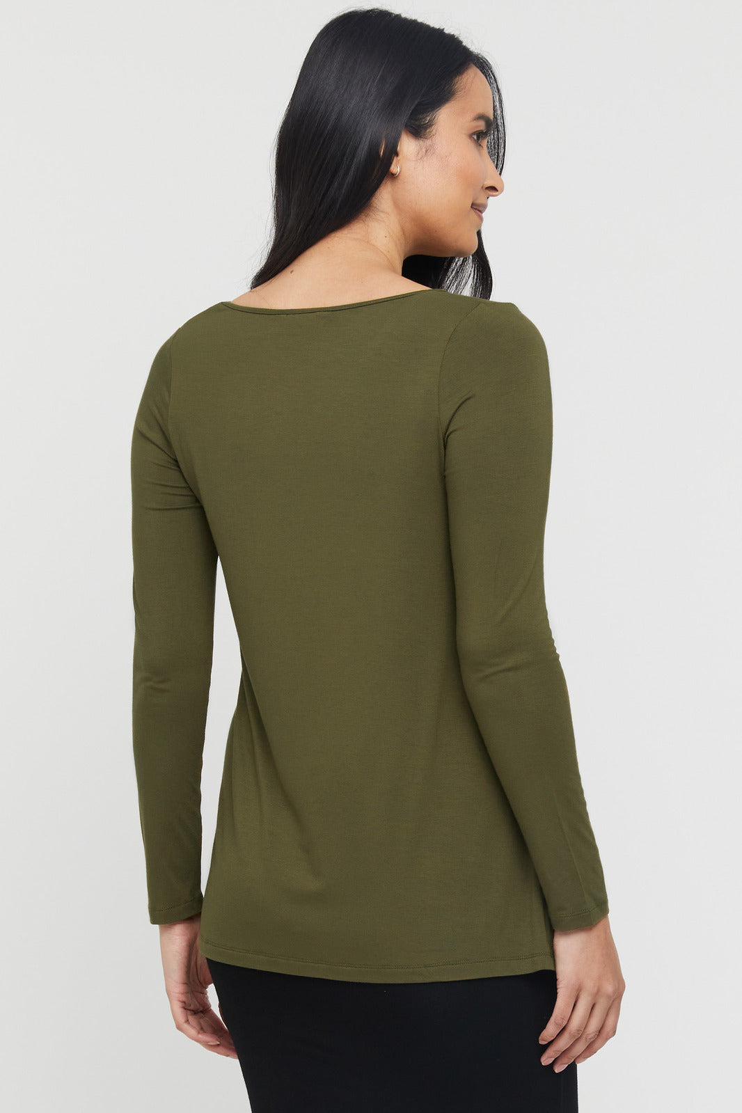 Monaco Top - Dark Olive | Bamboo Body