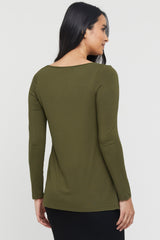 Monaco Top - Dark Olive