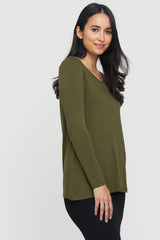 Monaco Top - Dark Olive