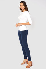 Softline Slouch Pants - Navy