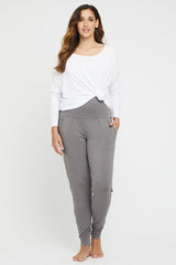 Softline Slouch Pocket Pants - Gull Grey