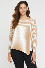 Relax Boatneck - Biscuit Stripe