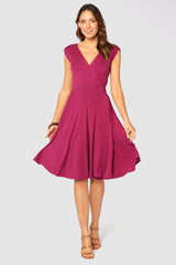 Wrap Dress - Berry