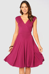 Wrap Dress - Berry