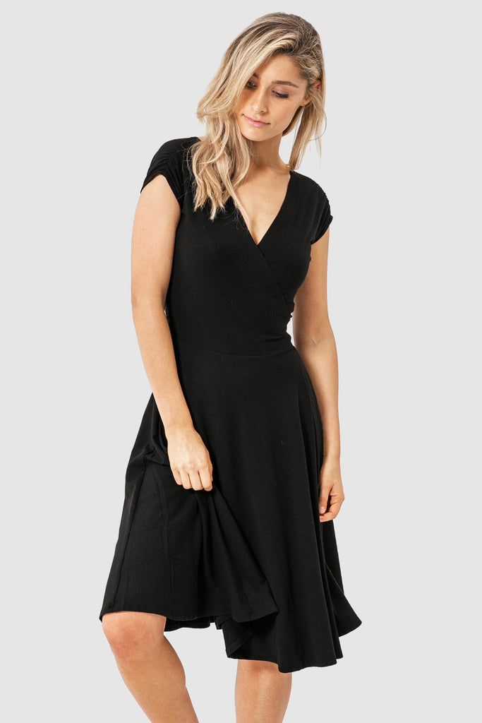 Wrap Dress - Black