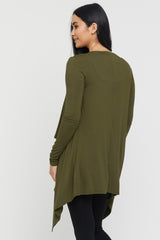 Waterfall Cardigan - Dark Olive