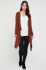 Waterfall Cardigan - Smoked Paprika