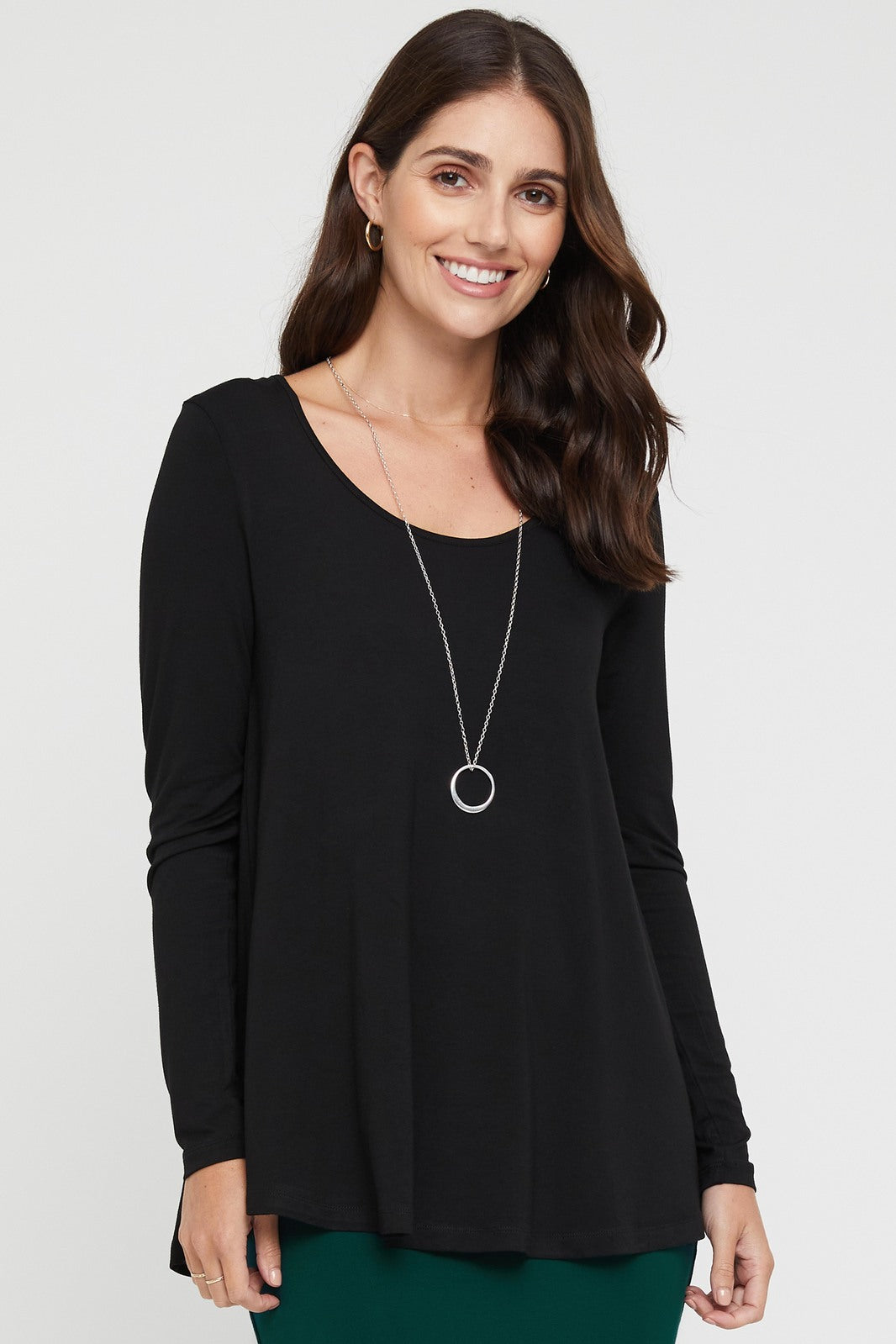 Paige Top - Black | Bamboo Body