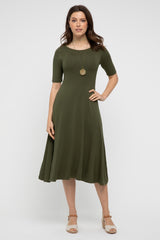 Harmony Dress - Dark Olive