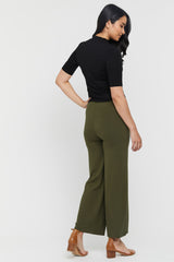 Eva Pant - Dark Olive