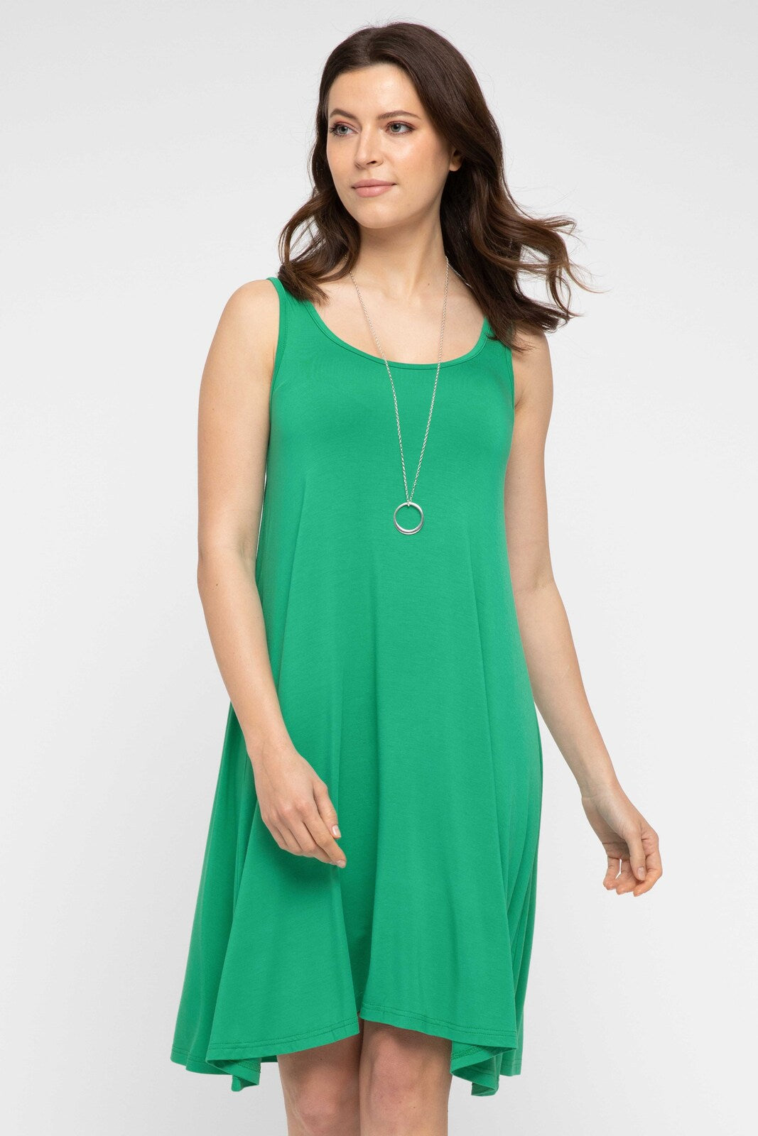 Swing Dress - Emerald