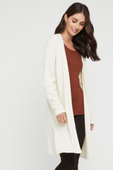 Ribbed Cardigan - Cream