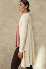 Ribbed Cardigan - Cream