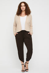 Everyday Cardi - Biscuit Stripe