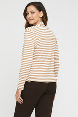 Everyday Cardi - Biscuit Stripe