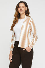 Everyday Cardi - Biscuit Stripe