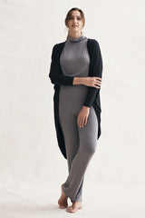 Bamboo Turtle Neck - Gull Grey