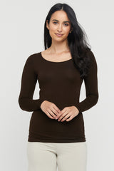 L/S Layering Top - Chocolate