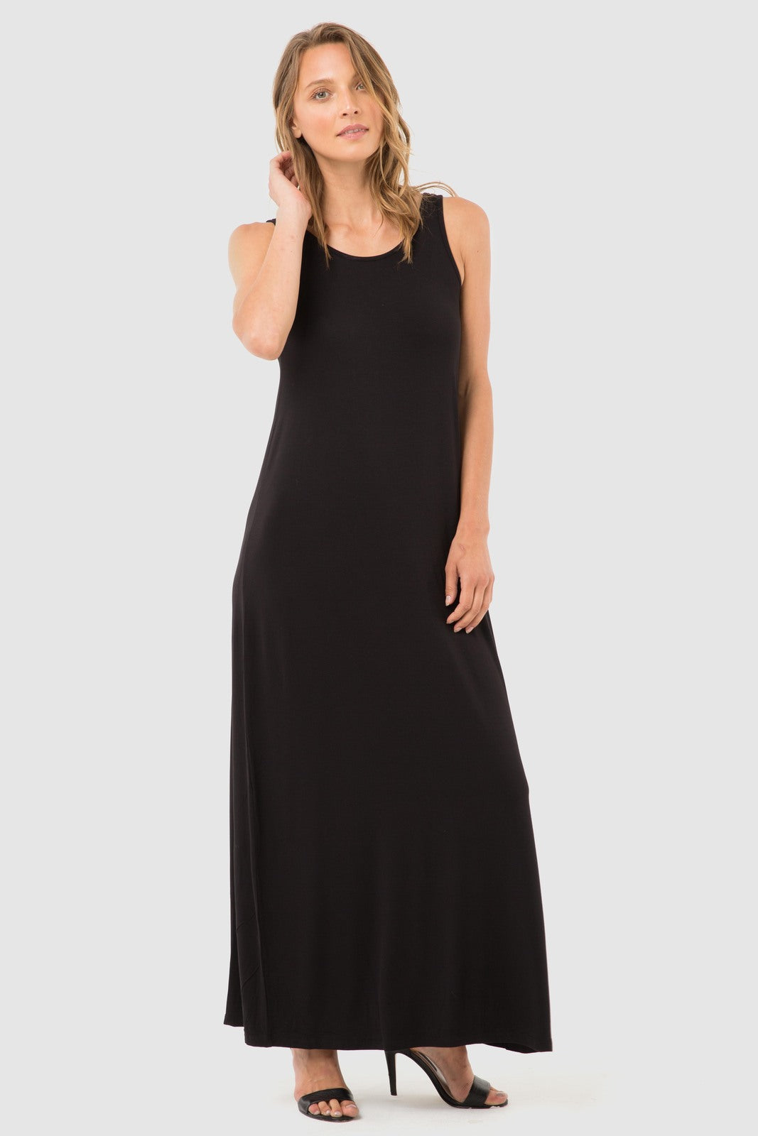 Bamboo Maxi Dress - Black | Bamboo Body