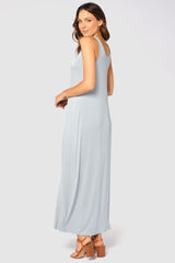 Bamboo Maxi Dress - Blue Haze