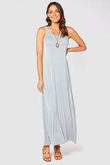 Bamboo Maxi Dress - Blue Haze