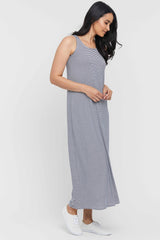 Bamboo Maxi Dress - Thin Stripe