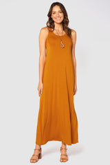 Bamboo Maxi Dress - Turmeric