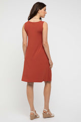 Adele Dress - Rust