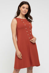 Adele Dress - Rust