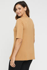 Carter Tunic Top - Biscuit