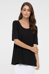 Carter Tunic Top - Black