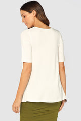 Carter Tunic Top - Ivory