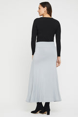 Lana Long Skirt - Blue Haze