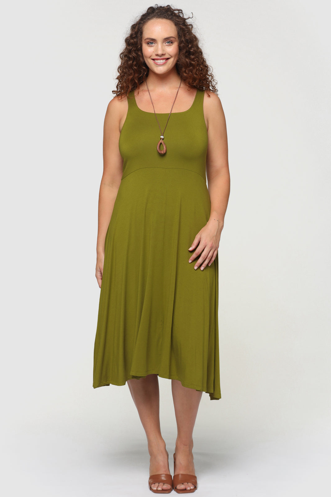 Melanie green dress deals