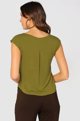 Spade Bamboo Tee - Cardamom