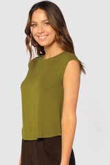 Spade Bamboo Tee - Cardamom