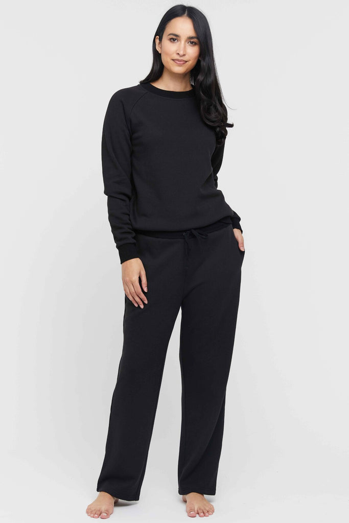 Bamboo Essential Trackpant - Black