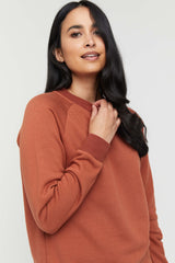 Bamboo Raglan Top - Spice