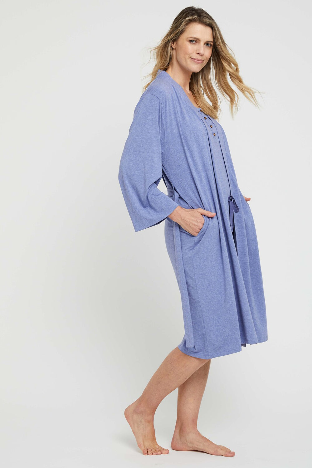 Sleepwear Robe - Lavender | Bamboo Body