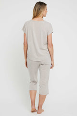 3/4 PJ Pant - Oatmeal